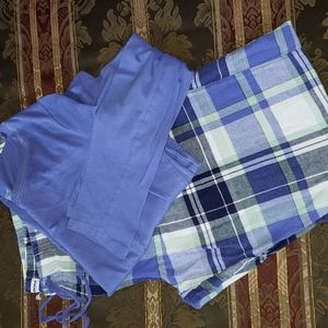 Pajamas plaid flannel.